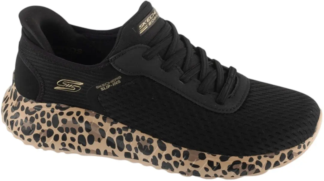 Skechers Slip-Ins Bobs Squad Chaos, Vrouwen, Zwart, Sneakers, maat: 38,5