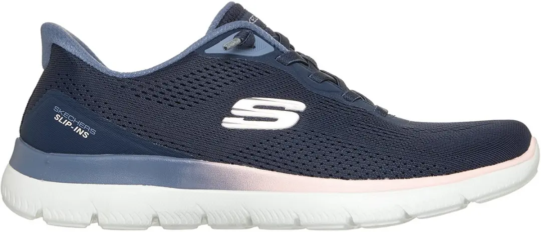 Skechers Dames Slip-Ins Summits Sweet Skies Sneaker 150341 NVY Blue
