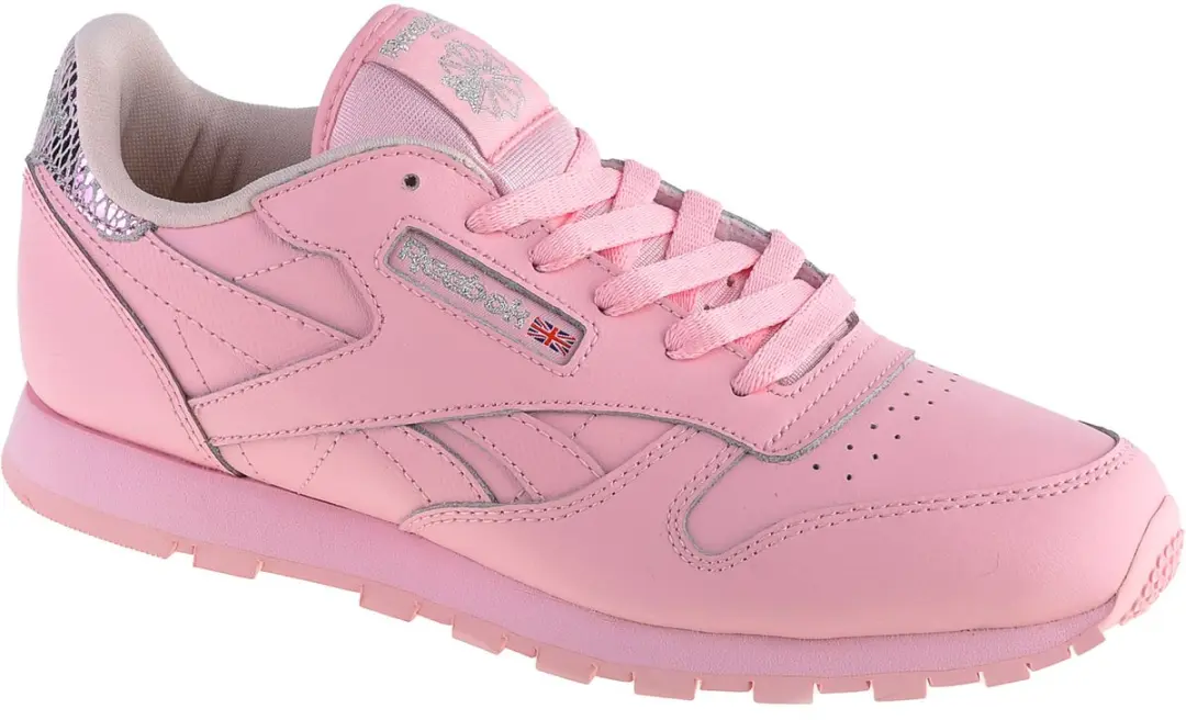 Reebok Classic Leather Metallic BD5898, Vrouwen, Roze, Sportschoenen maat: 36 EU