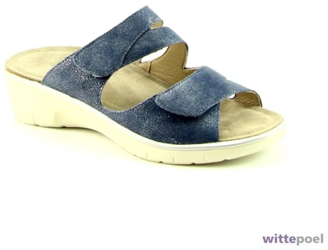 Solidus Gina Serenity Blauwe Slipper G-leest