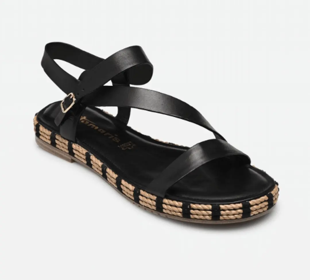 Tamaris Rafia Sandalen 215234 - Dames - Maat 37 - afbeelding 4 van 6