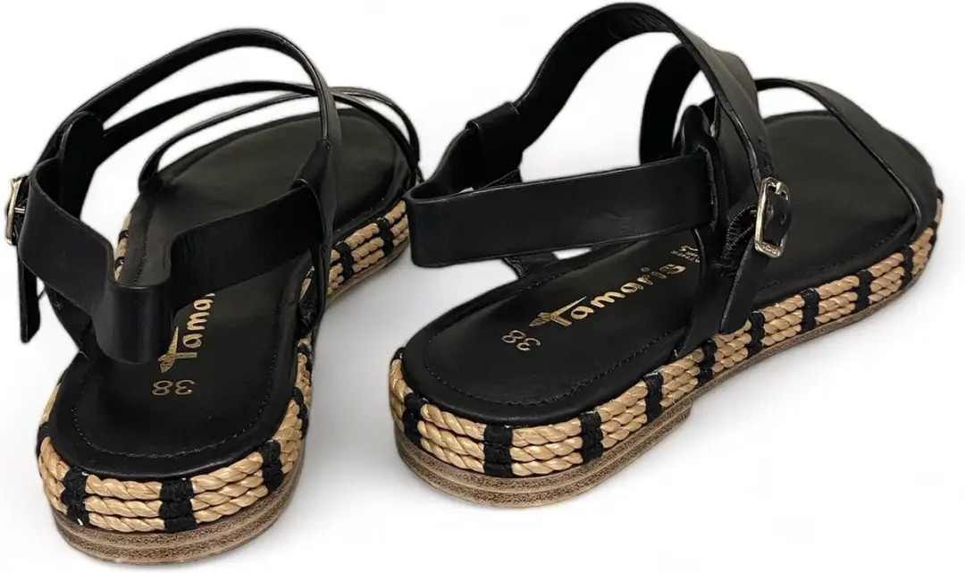 Tamaris Rafia Sandalen 215234 - Dames - Maat 37 - afbeelding 5 van 6