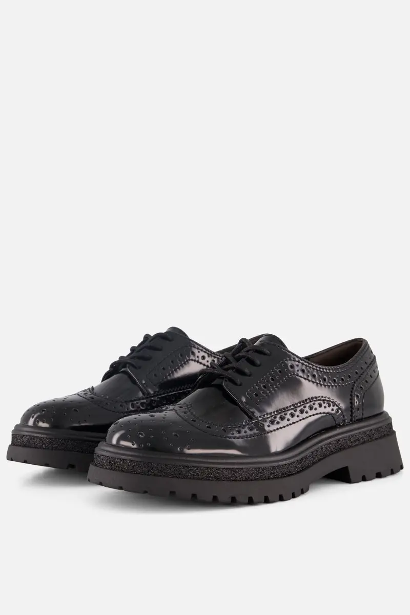 Tamaris Veterschoenen zwart Synthetisch