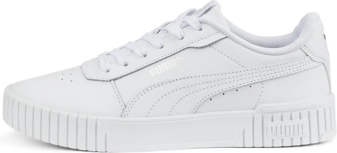 PUMA Carina 2.0 Dames Sneakers - Wit/Zilver - afbeelding 3 van 6