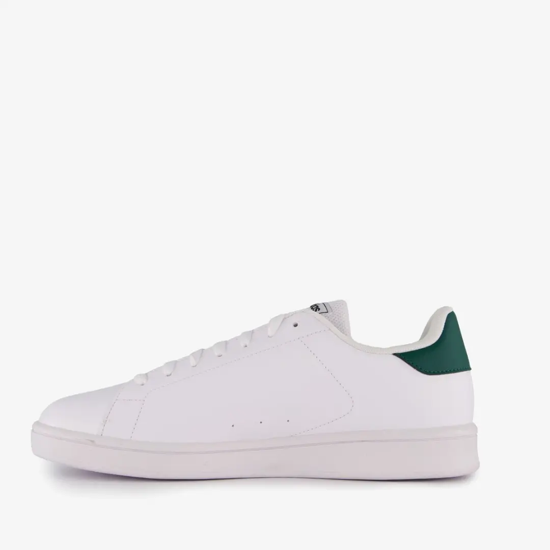 Adidas Urban Court Heren Sneakers - Wit/ Groen - Maat 47 1/3