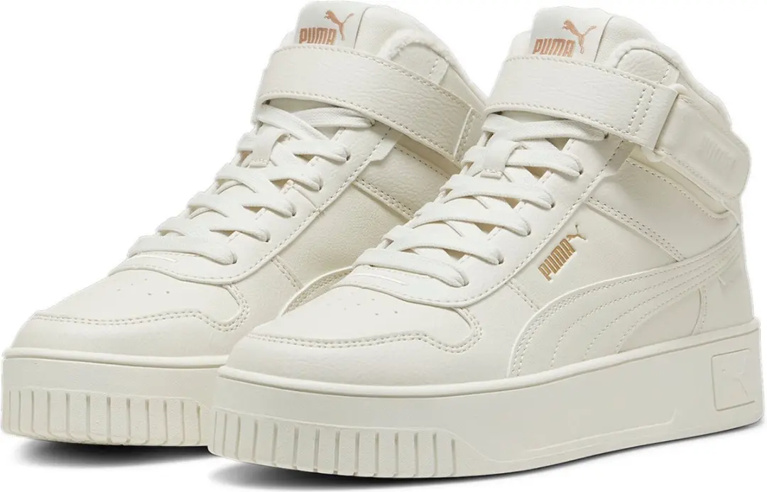 Puma Carina Street Mid WTR Damessneaker Winterschoenen Gevoerd Damp Grijs