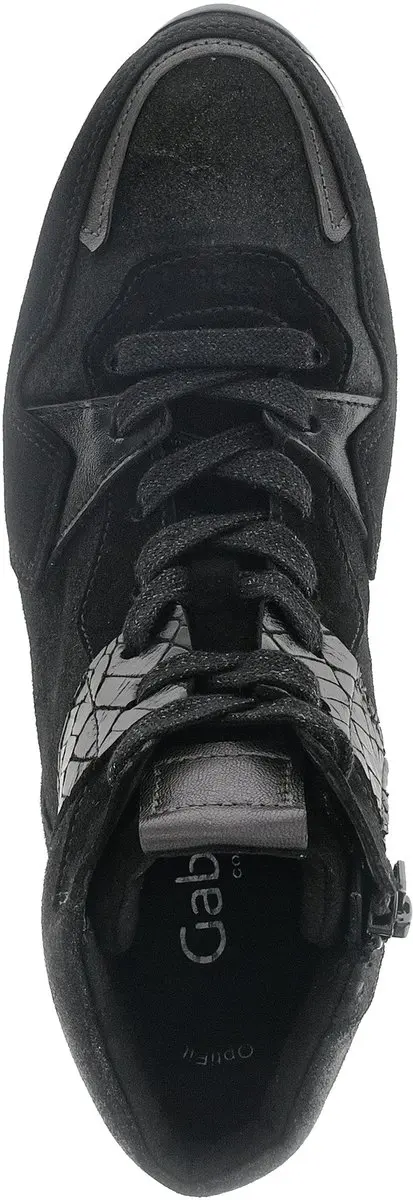 Gabor 755 Sneakers - Suède - Dames - Zwart - afbeelding 5 van 6