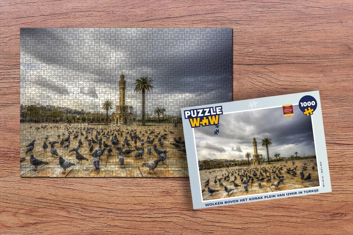 PuzzleWow Wolken boven Izmir Legpuzzel 1000 Stuks