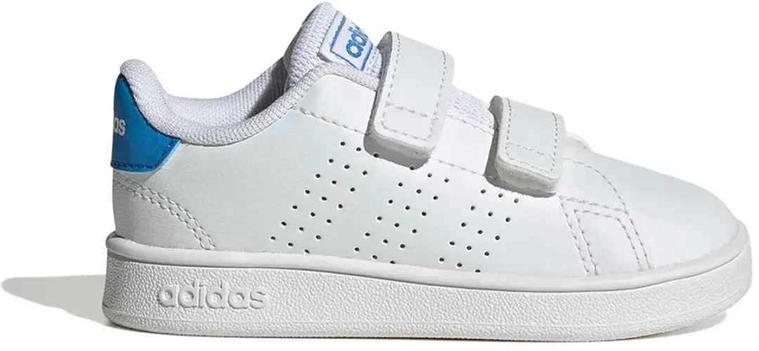 Adidas Advantage Lifestyle Court Two Hook-and-loop Babyschoenen Wit EU 27 Kinder