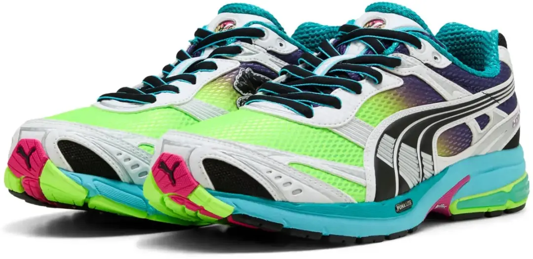 PUMA Homura OG Hyper 409192 Baskets - 44 - Paars/groen