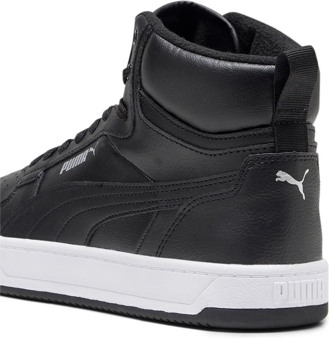 PUMA Caven 2.0 Mid WTR Sneakers - 42.5 - Zwart/Zilver/Wit - afbeelding 3 van 6