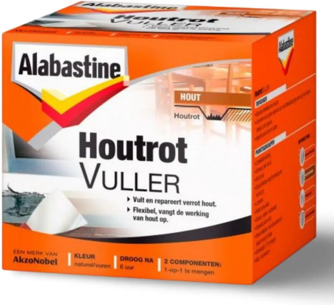 Alabastine Houtrotvuller 1kg - Naturel - afbeelding 2 van 6