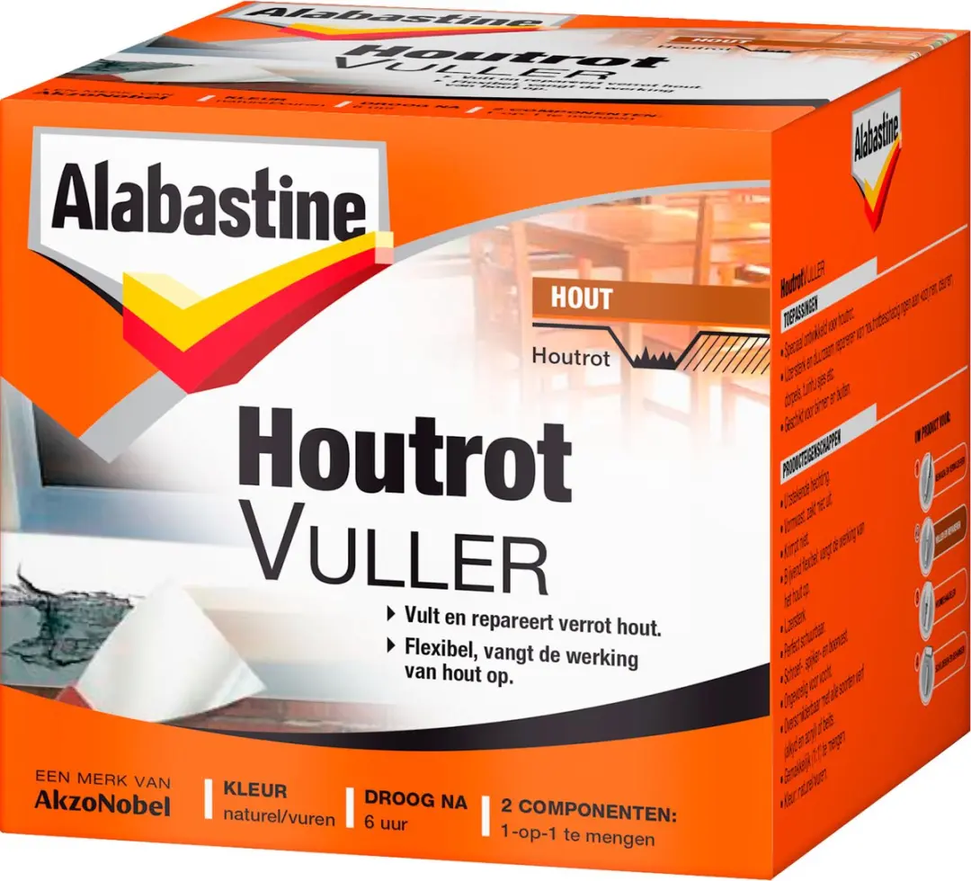 Alabastine Houtrotvuller 1kg