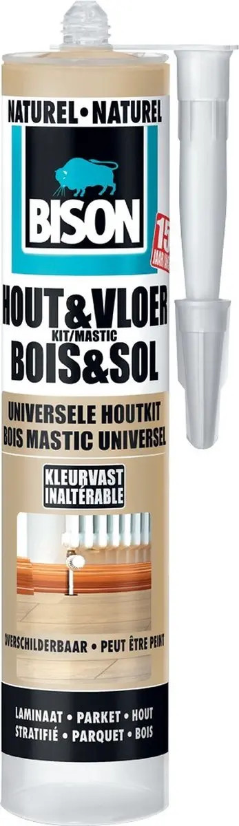 Bison Hout&Vloer Naturel Koker 300ml