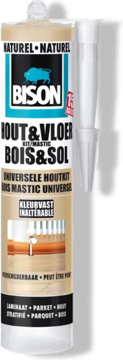 Bison Hout&Vloer Naturel Koker 300ml - Afdichtingskit
