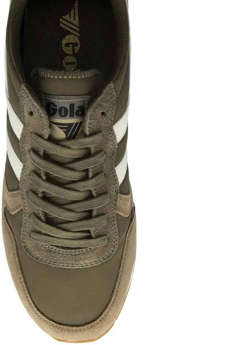 Gola Daytona Chute CMB363 Trainers - 43 - Khaki/Groen - afbeelding 4 van 6