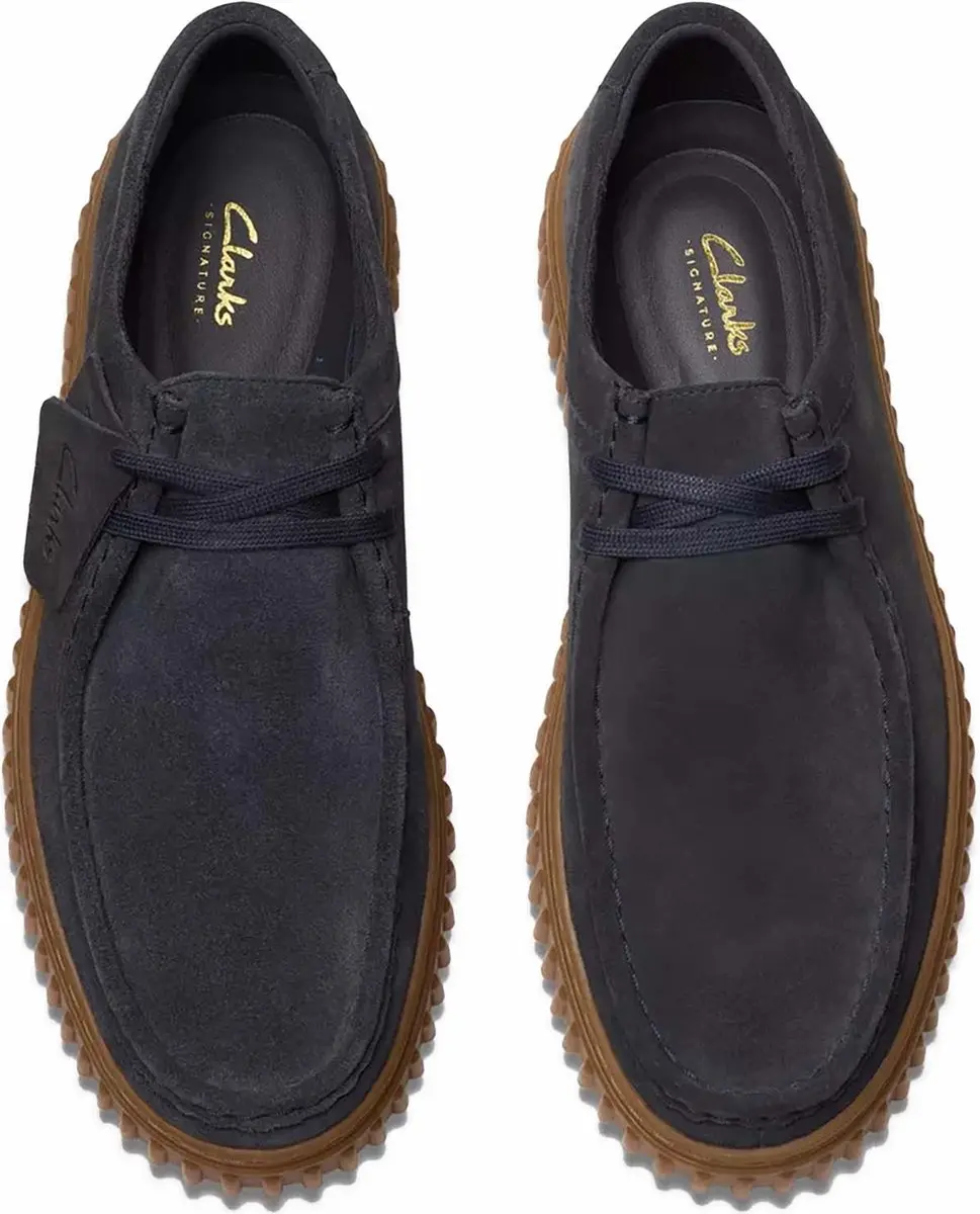 Clarks Torhill Lo Heren Veterschoenen - Navy - afbeelding 4 van 6