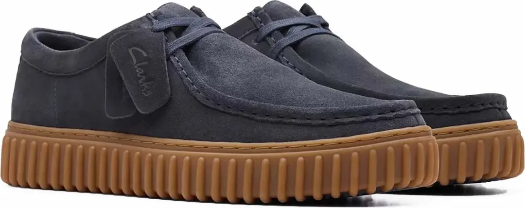 Clarks Torhill Lo Heren Veterschoenen - Navy - afbeelding 5 van 6
