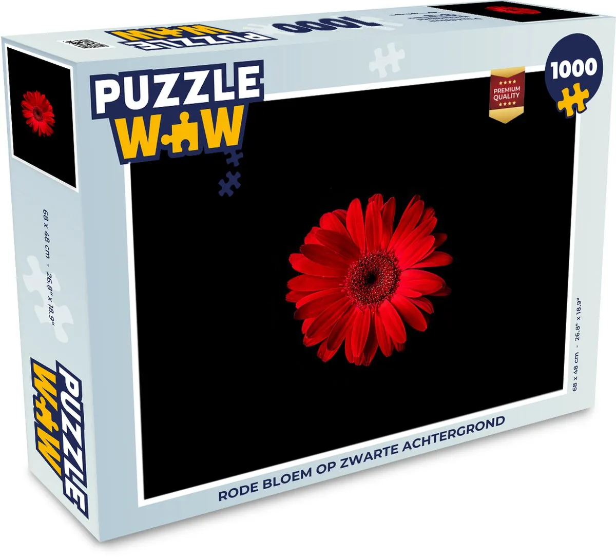 PuzzleWow Bloem Legpuzzel 1000 Stuks - Multicolor