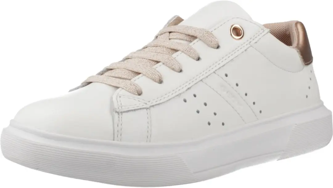 GEOX Nettuno Meisjestrainers 31 - Wit/Lichtroze - afbeelding 6 van 6