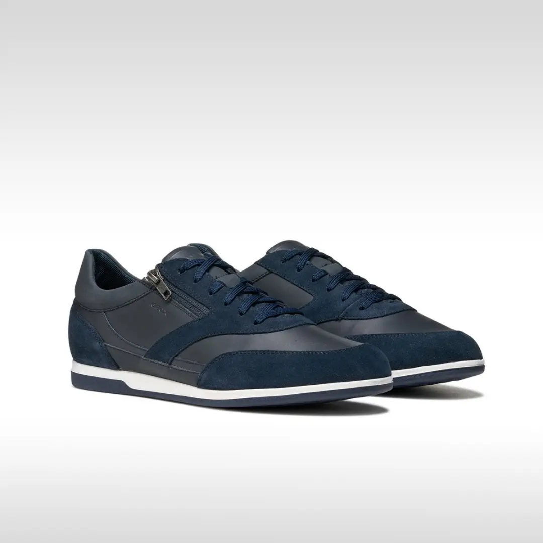Geox Renan Heren Sneakers - Marineblauw - Maat 41 - afbeelding 2 van 6