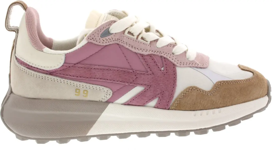 Dames Sneakers Kaotiko Kaotiko Detroit Wood Rose Oud