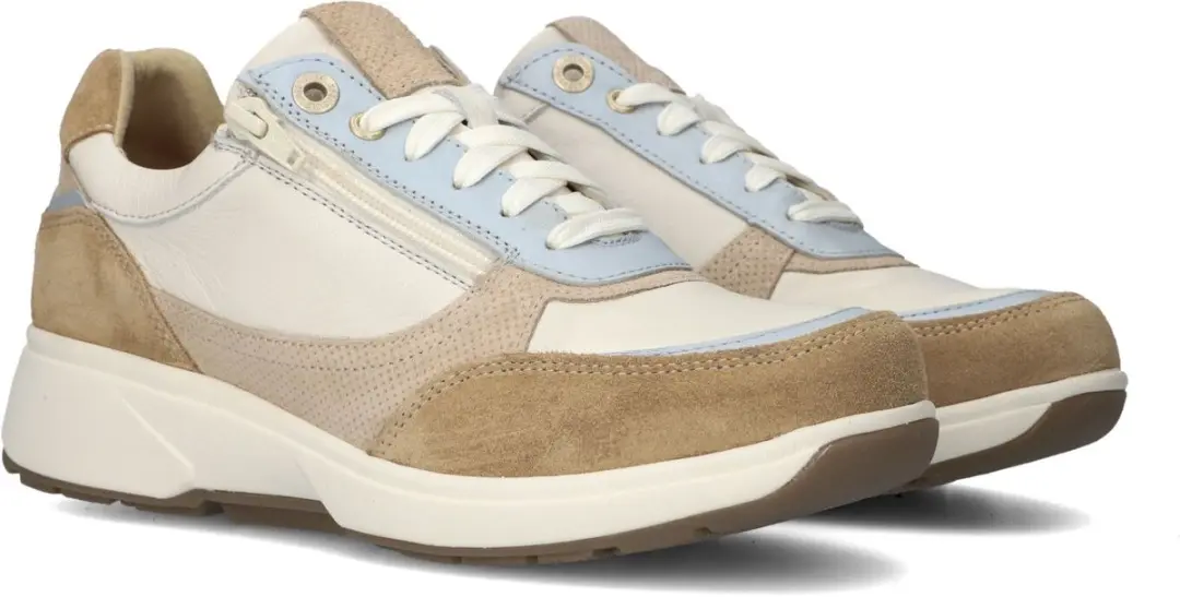 Xsensible Pristina Sneakers Leer Dames Beige - Maat 43 - afbeelding 2 van 6
