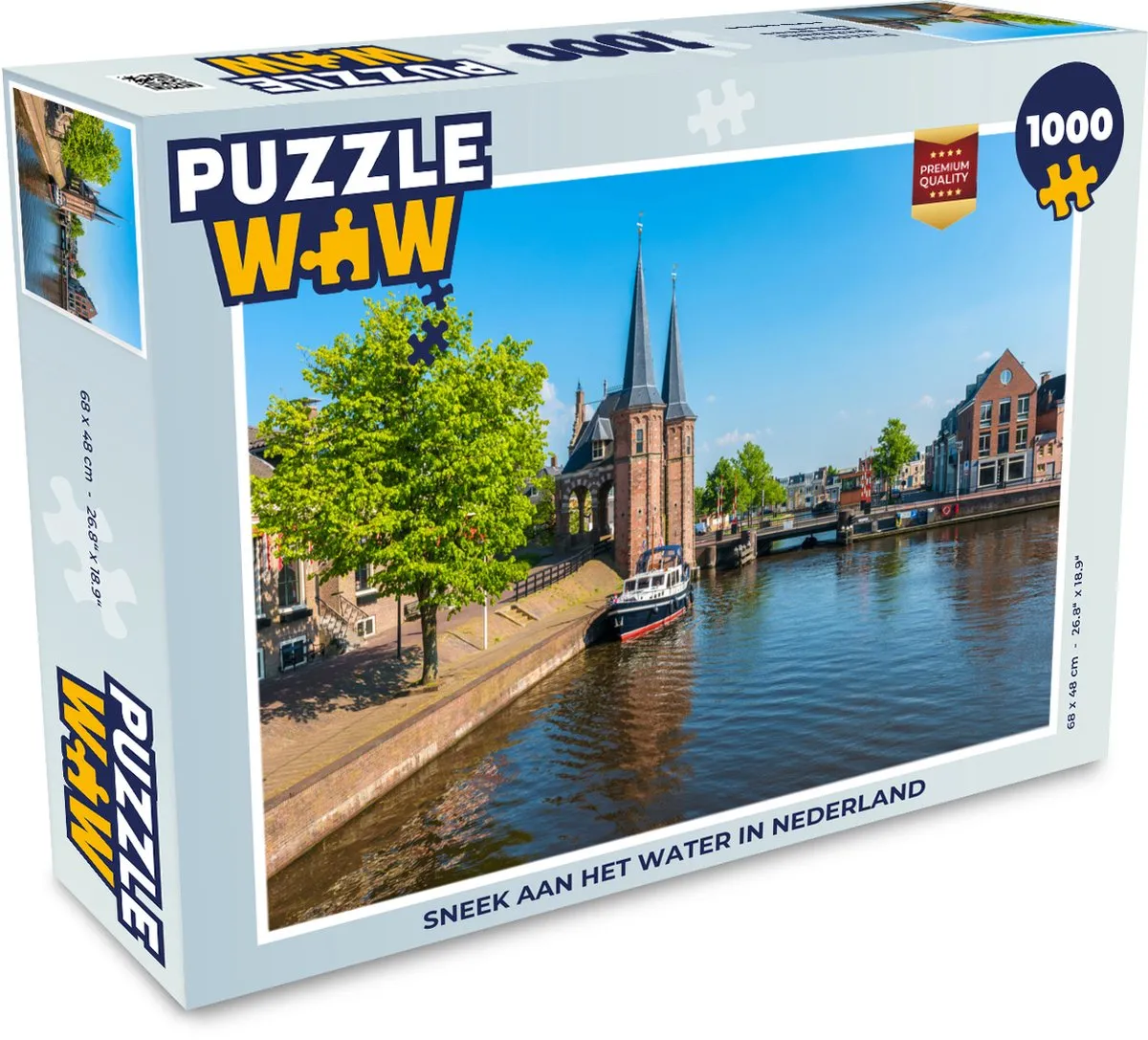 PuzzleWow Legpuzzel 1000 Stuks - Multicolor