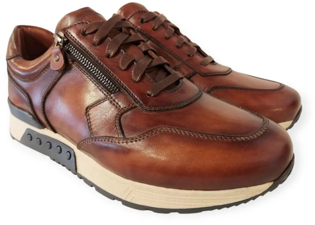 Greve Sneakers Haarlem 4299.03 Cognac Wijdte K