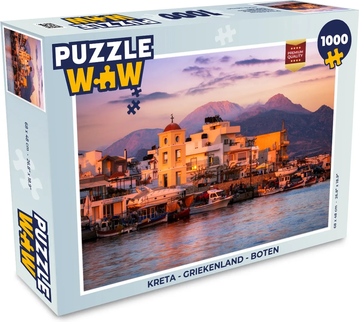 PuzzleWow Kreta Legpuzzel 1000 Stuks