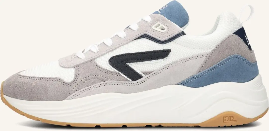 HUB Glide Sneakers - Heren - Wit - Maat 40 - afbeelding 5 van 6