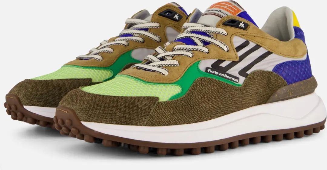 Floris van Bommel Noppi 25.04 Sneakers bruin