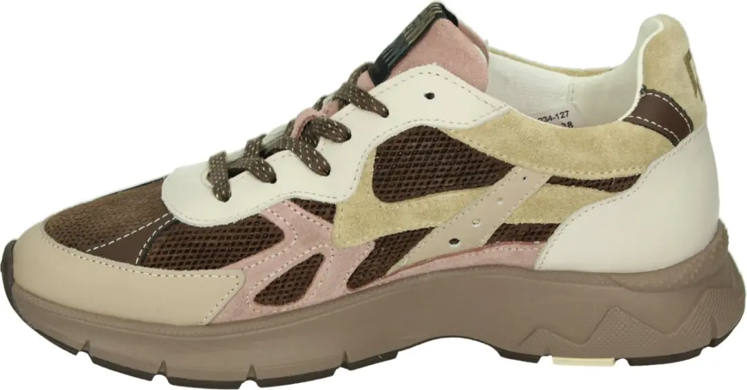 Floris van Bommel DAYSI 05.12 Lage Sneakers - Wit/Beige - afbeelding 3 van 4