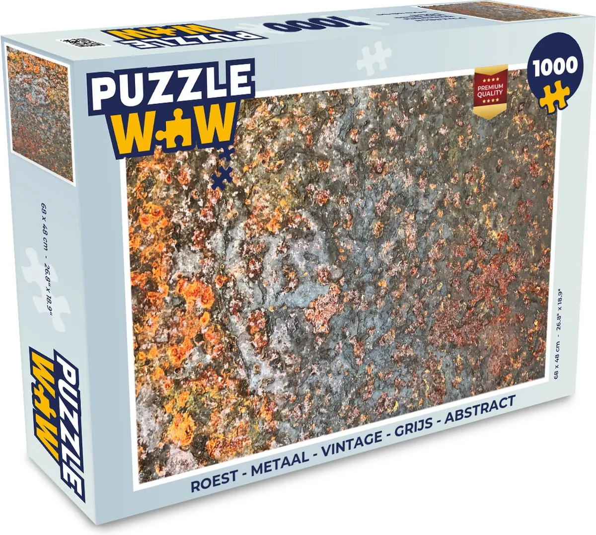 PuzzleWow Roest Vintage Legpuzzel 1000 Stuks