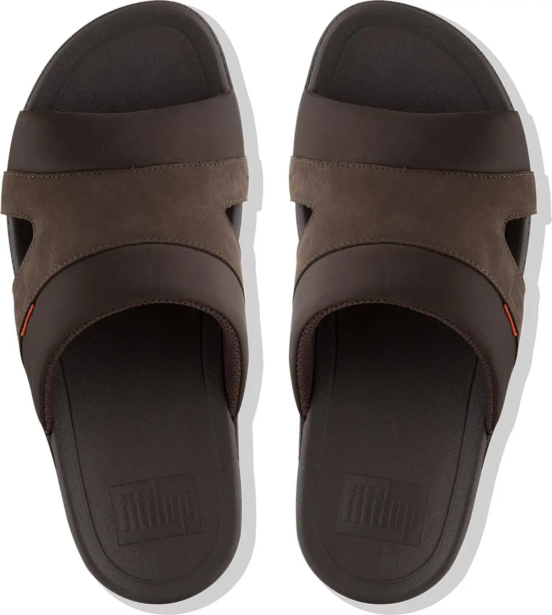 FitFlop Freeway III Heren Teenslipper - 41 - Bruin - afbeelding 4 van 6