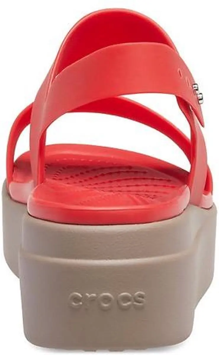 Crocs Brooklyn Low Wedge Flame Mushroom