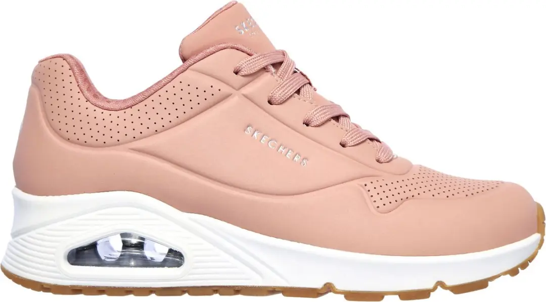Skechers Uno -Stand On Air Dames Sneakers - Roze - afbeelding 2 van 6