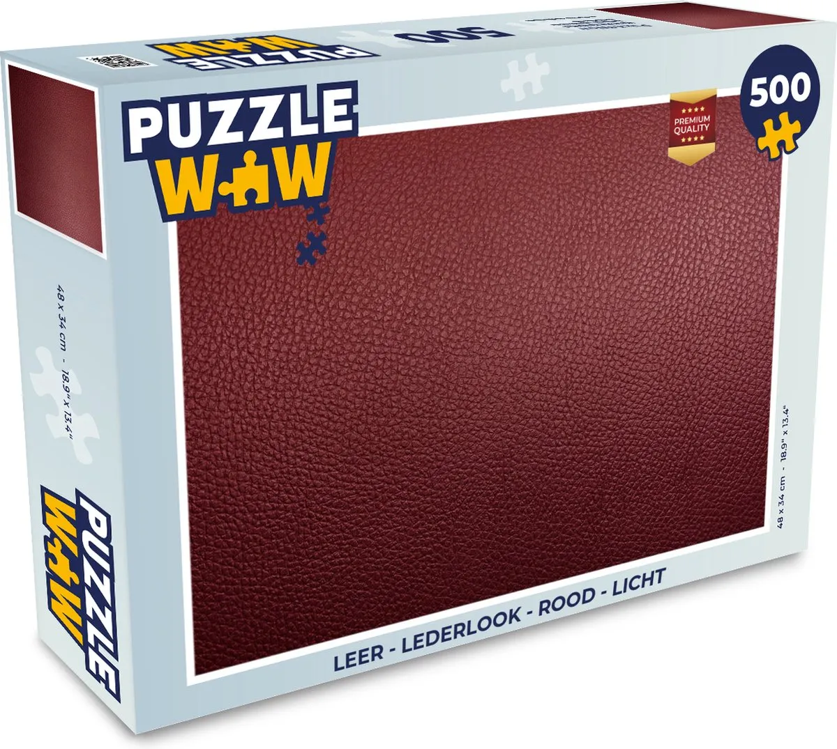 PuzzleWow Puzzel Leer 500 Stuks - Multicolor