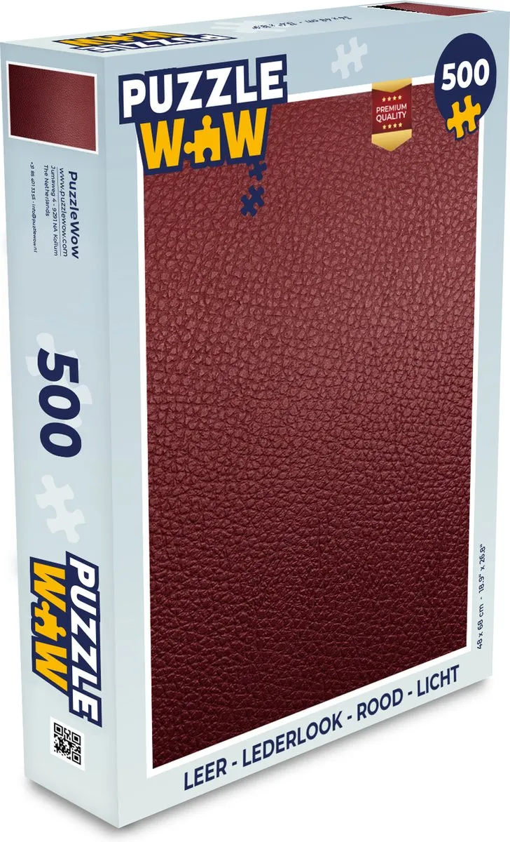 PuzzleWow Puzzel Leer 500 Stuks