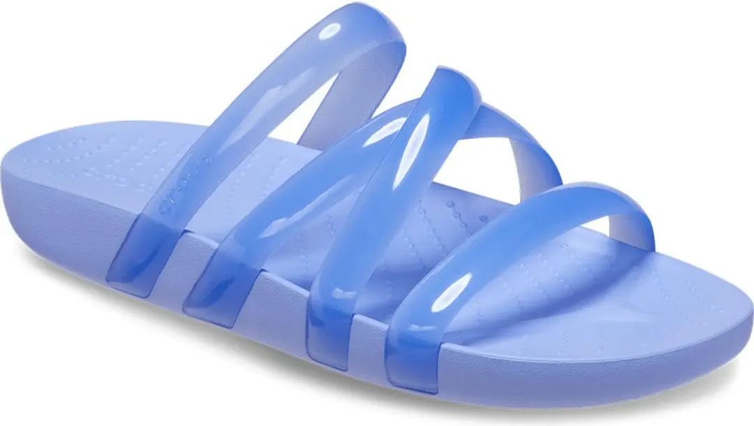 Crocs Splash Glossy Strappy Klompen Blauw EU 41-42 Vrouw