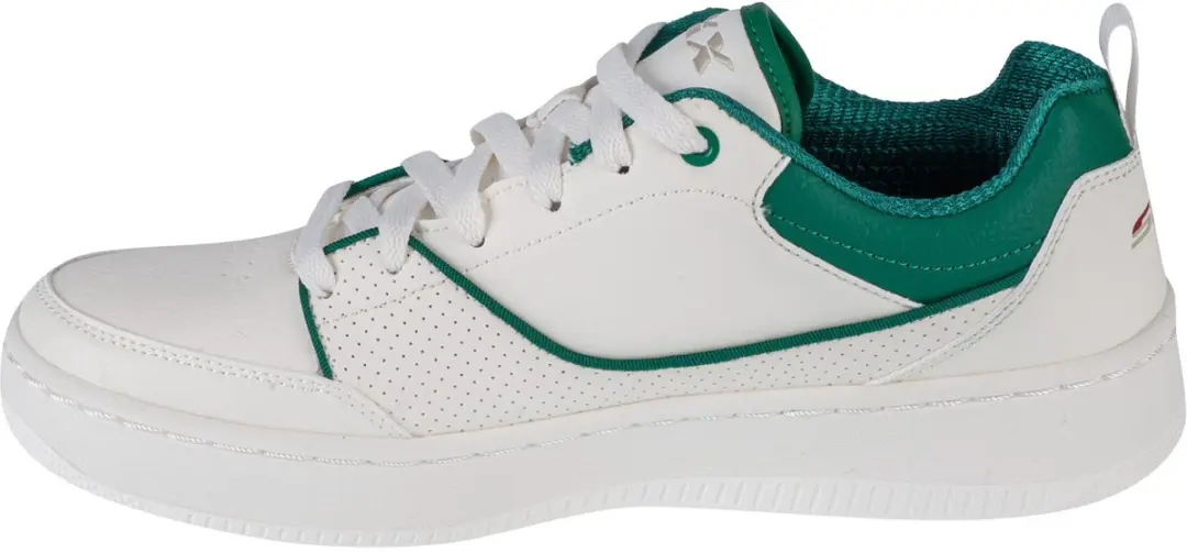 Skechers Sport Court 92 Ottoman Sneakers - Heren 41 - Wit/Groen