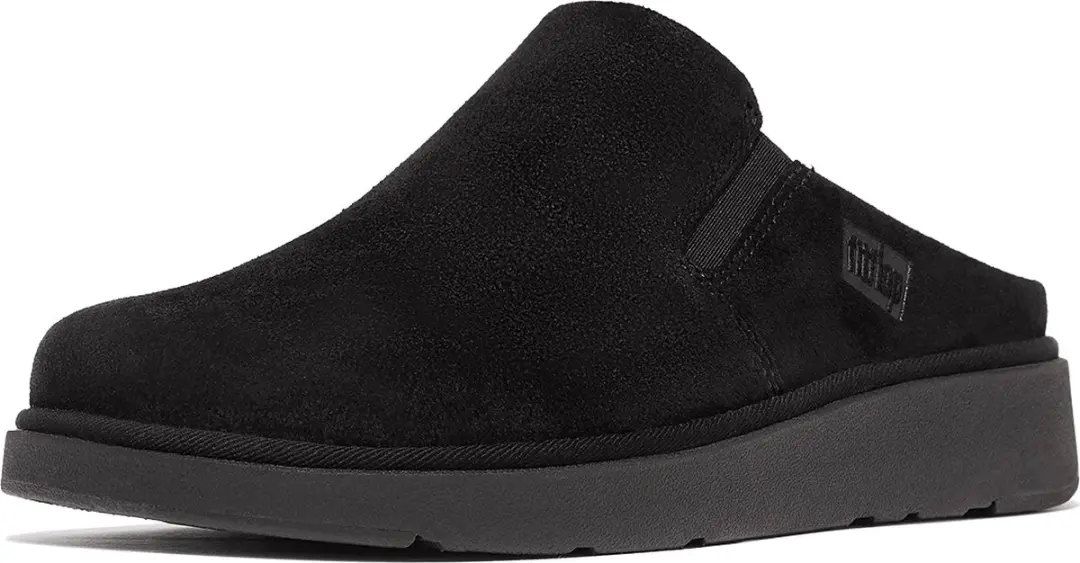 Fit Flop Gen FF Elasticated Mules Black Dames Pantoffels