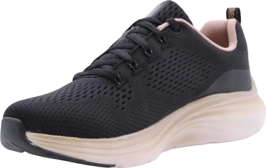 Skechers Vapor Foam Midnight Glimmer Dames Sneakers - Zwart