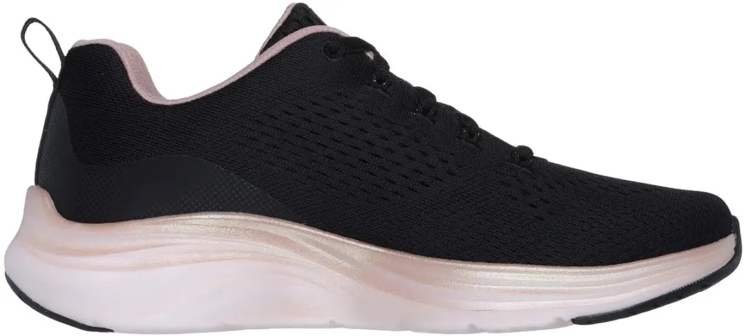 Skechers Vapor Foam Midnight Glimmer Dames Sneakers - Zwart