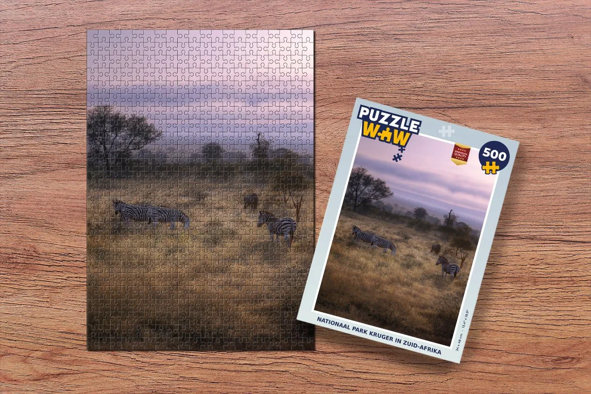 PuzzleWow Nationaal Park Kruger Legpuzzel 500 Stuks