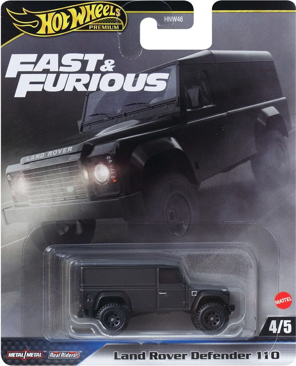 Hot Wheels Fast & Furious JBL98 Auto - Zwart