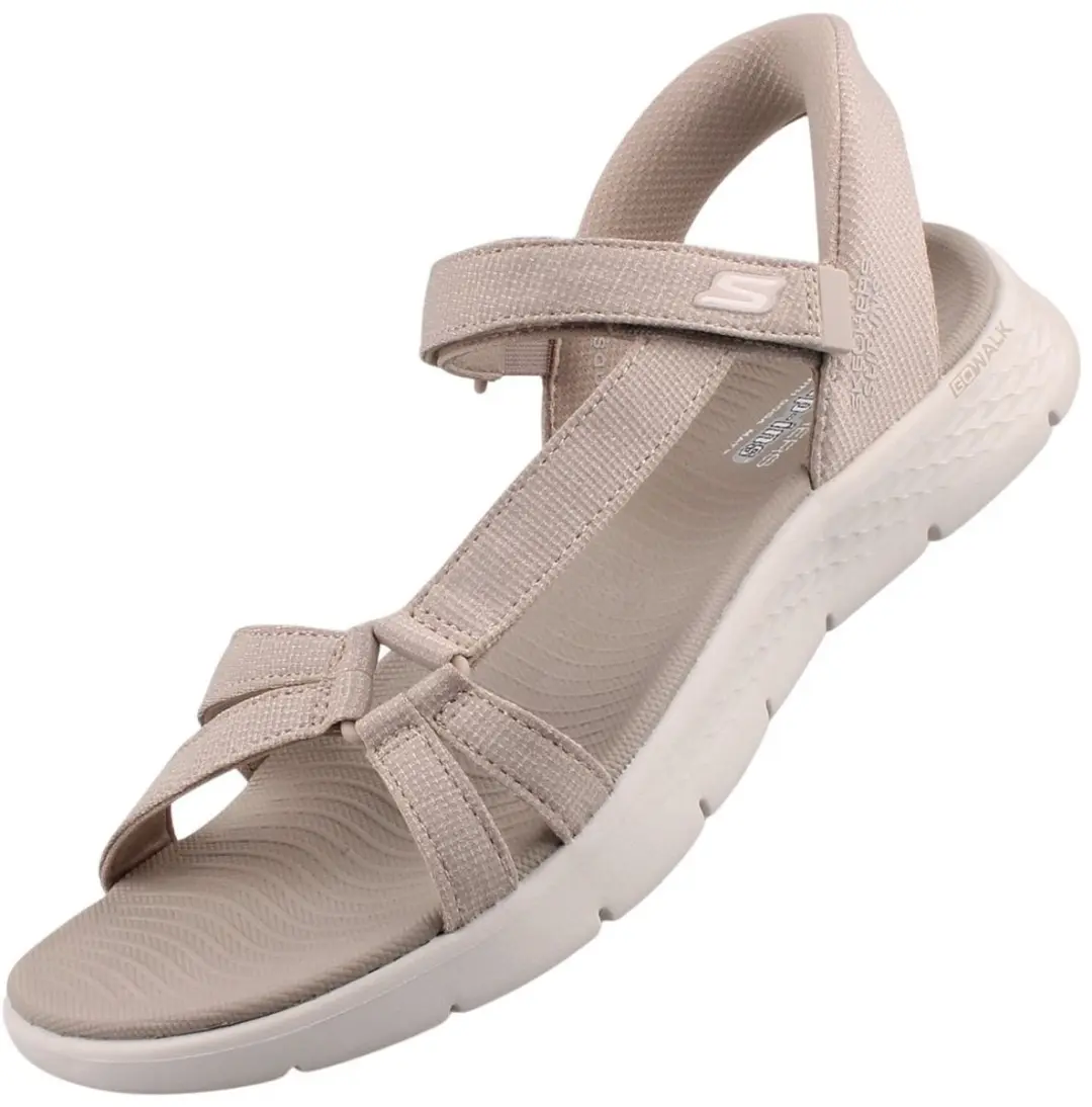 Skechers GOwalk Flex Sandalen - Taupe