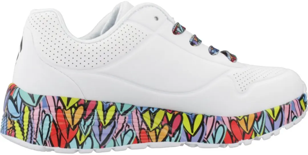 Skechers Street UNO Lite SUBTLE LOVE sneakers voor dames 314088L WMLT