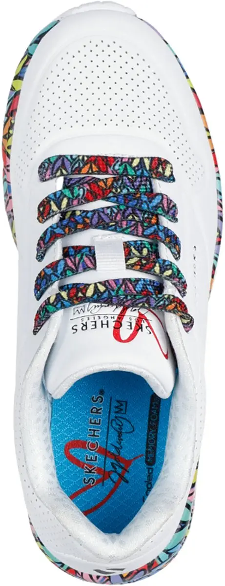 Skechers Street UNO Lite Subtle Love Sneakers - Wit - 36 - afbeelding 6 van 6
