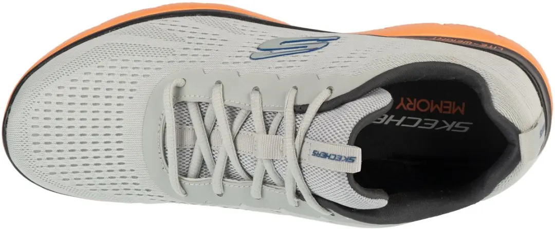 Skechers Summits Torre Sneakers - Grijs/Orange - 43 - afbeelding 6 van 6